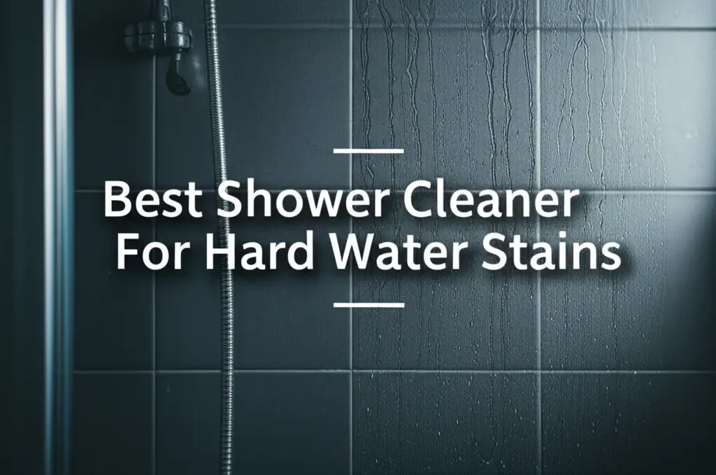 Best Shower Cleaner For Hard Water Stains