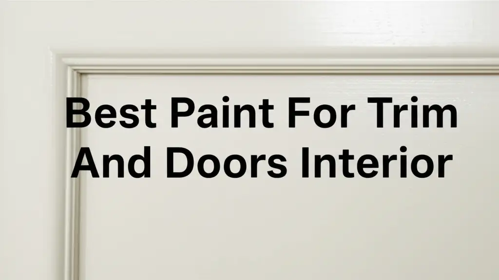 10 Best Paint For Trim And Doors Interior 2026
