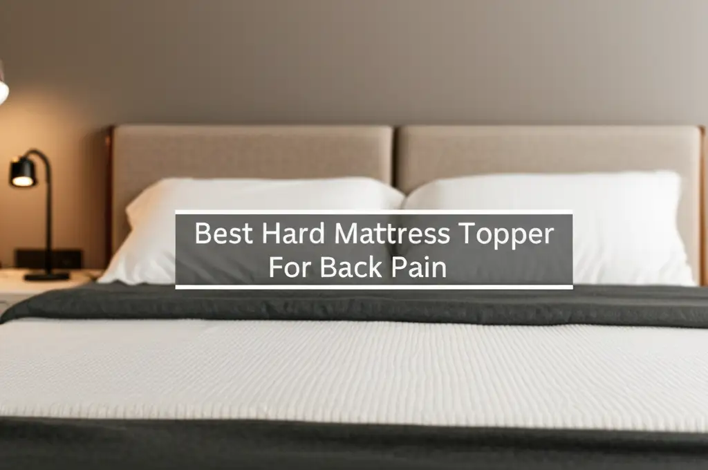 7 Best Hard Mattress Topper For Back Pain 2026