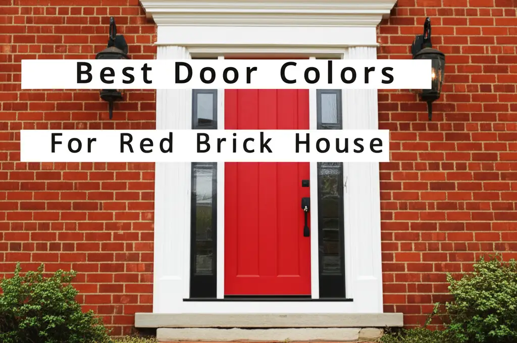 10 Best Door Colors For Red Brick House 2026