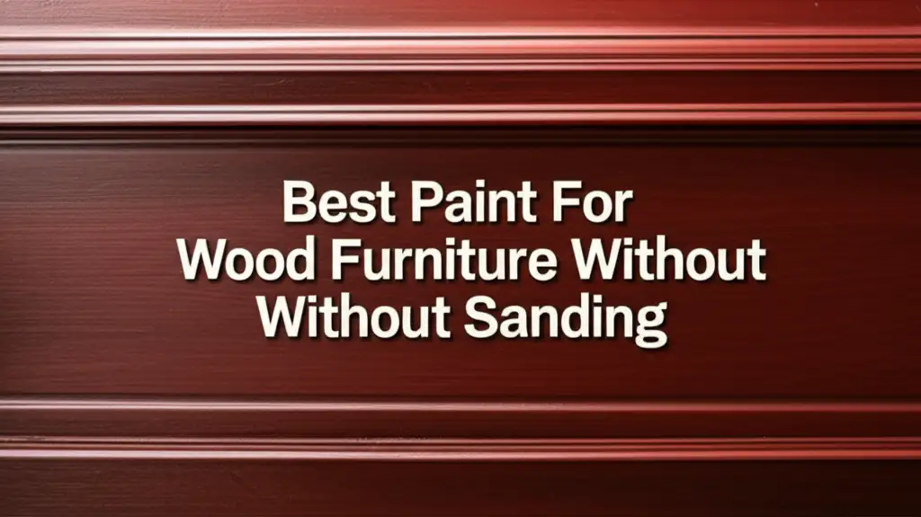 10 Best Paint For Wood Furniture Without Sanding 2026