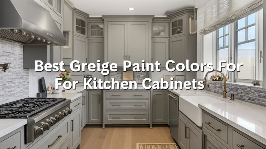Best Greige Paint Colors For Kitchen Cabinets