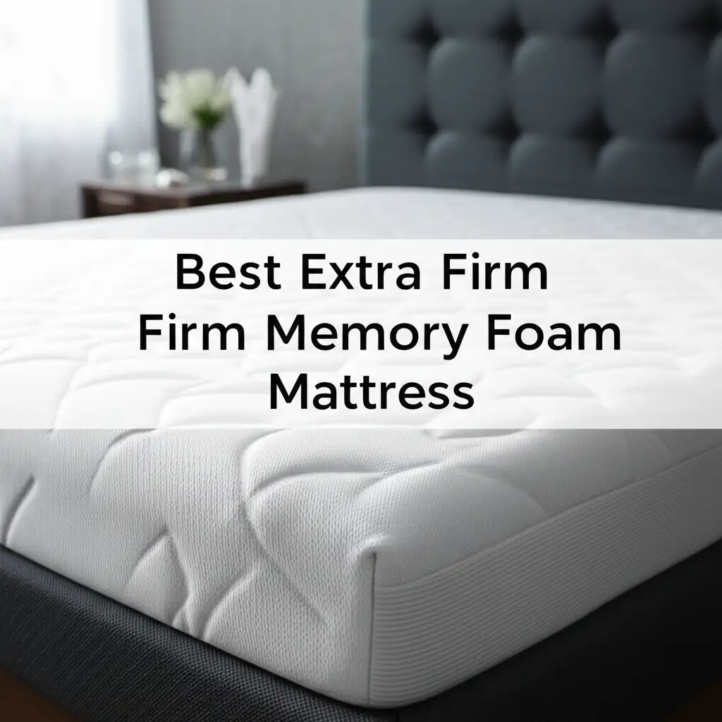 8 Best Extra Firm Memory Foam Mattresses 2026
