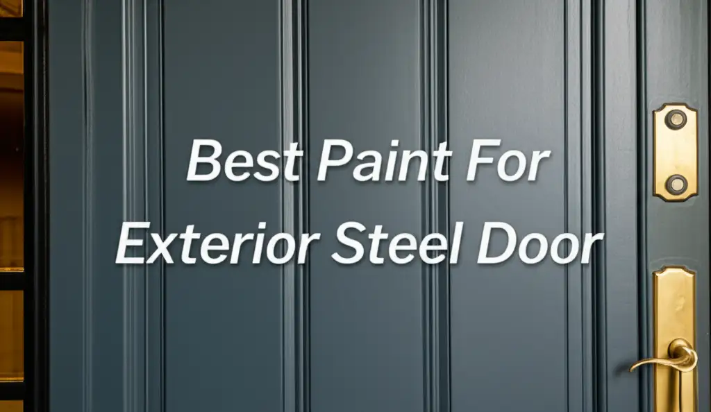Best Paint For Exterior Steel Door