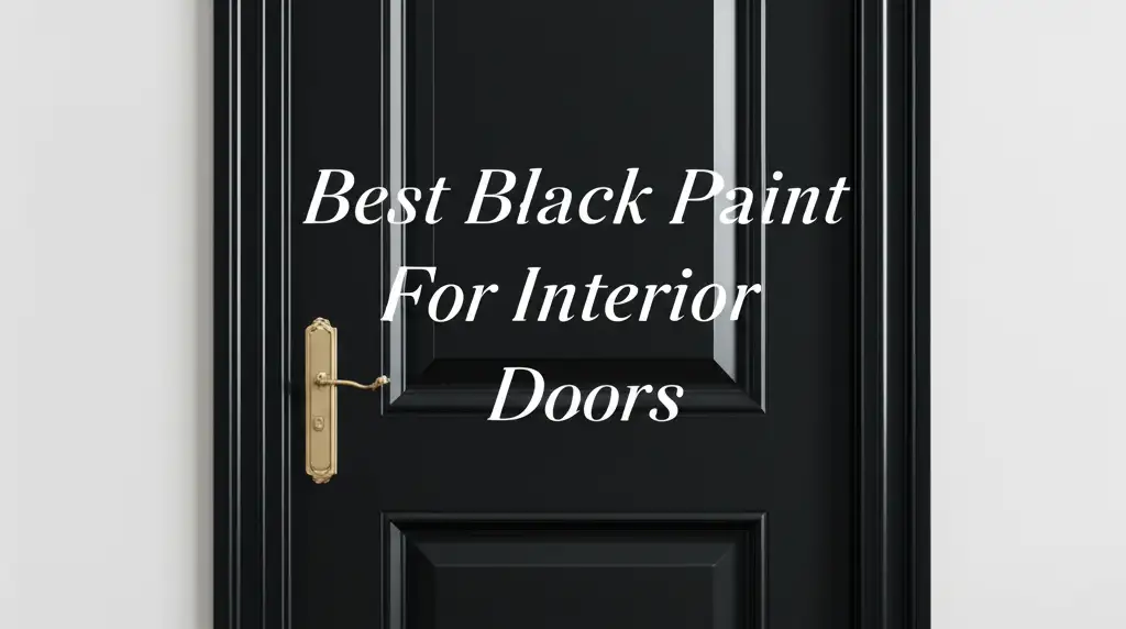 Best Black Paint For Interior Doors