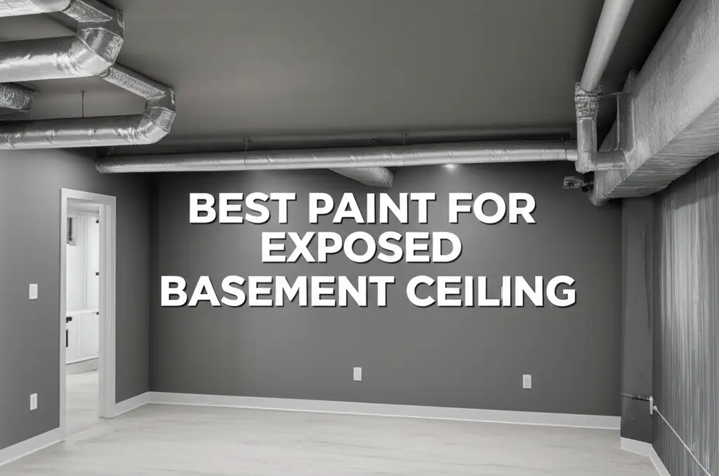 Best Paint For Exposed Basement Ceiling