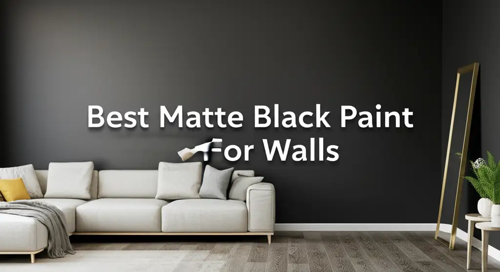 7 Best Matte Black Paint For Walls in 2026