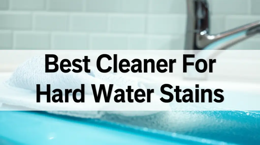 8 Best Cleaner For Hard Water Stains 2025 Guide