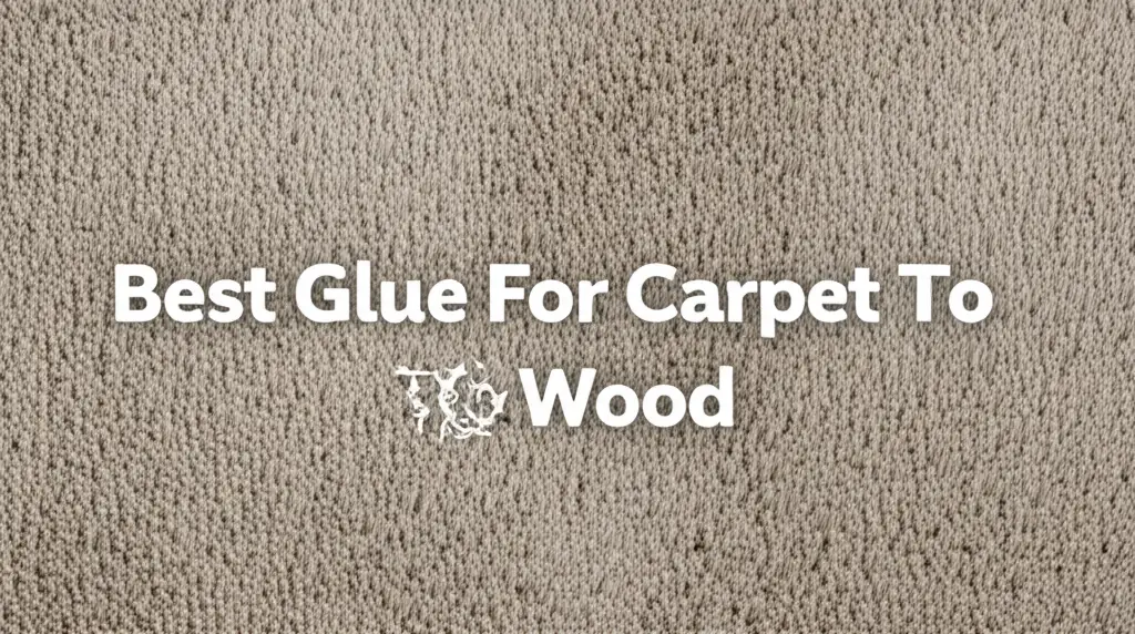 10 Best Glue For Carpet To Wood Options for 2026 Projects