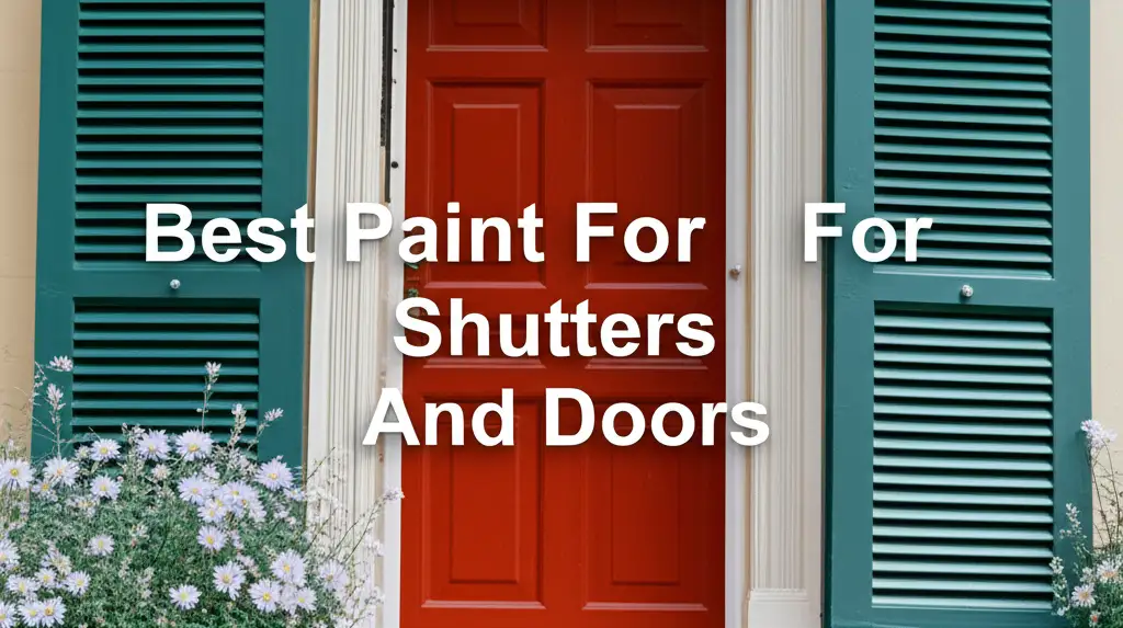 9 Best Paint For Shutters And Doors for 2026