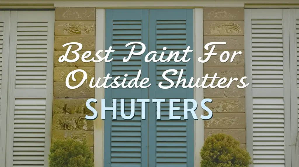 Best Paint For Outside Shutters