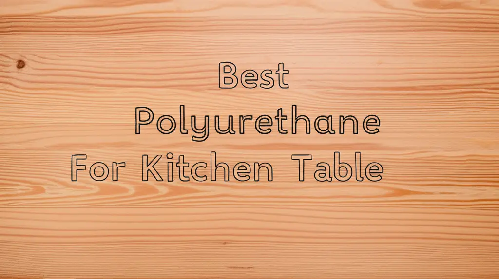 7 Best Polyurethane For Kitchen Table 2026 Top Reviews