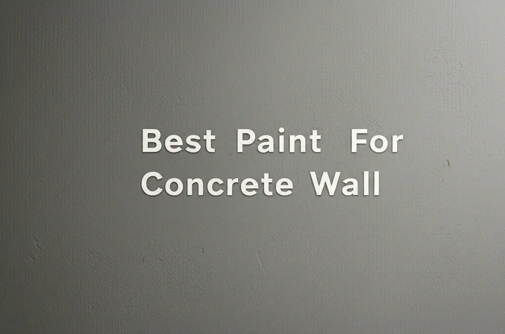 Best Paint For Concrete Wall