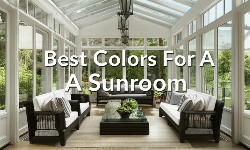 Best Colors For A Sunroom