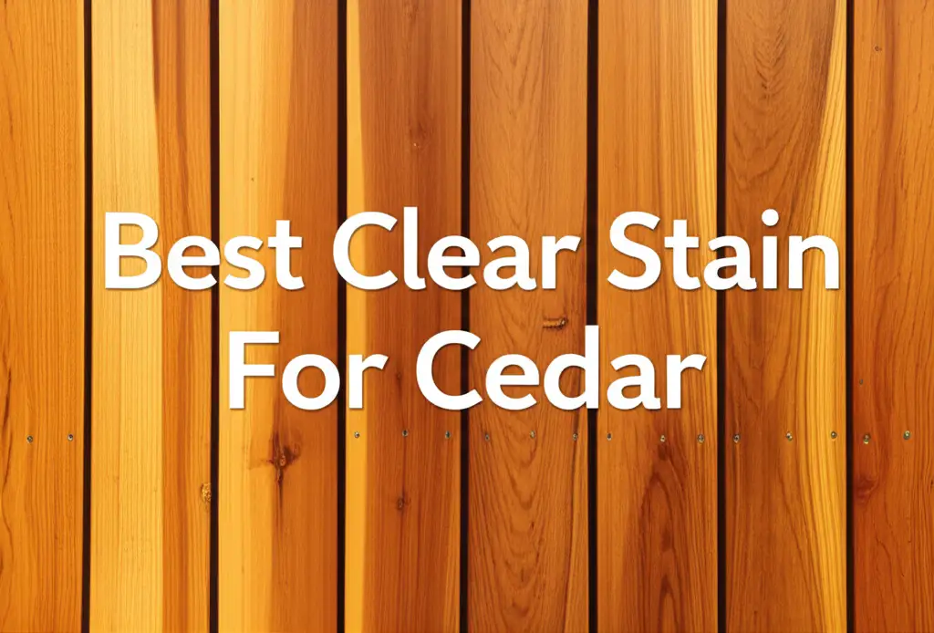 7 Best Clear Stain For Cedar of 2026 to Protect Wood