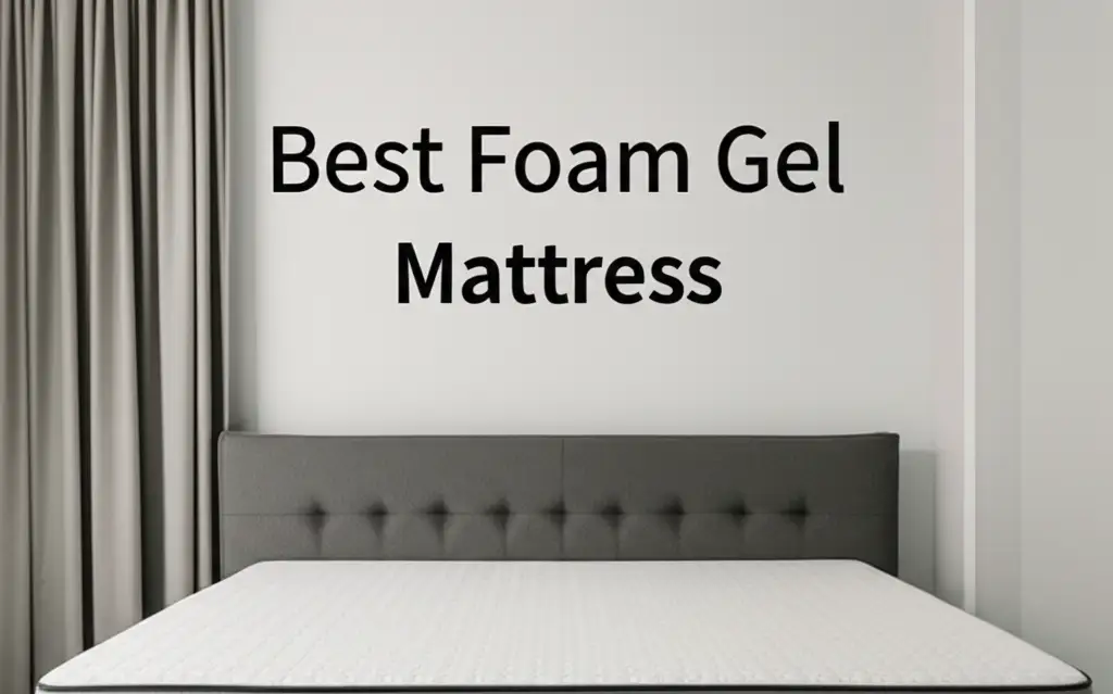 7 Best Foam Gel Mattress Options for Cool Sleep 2026