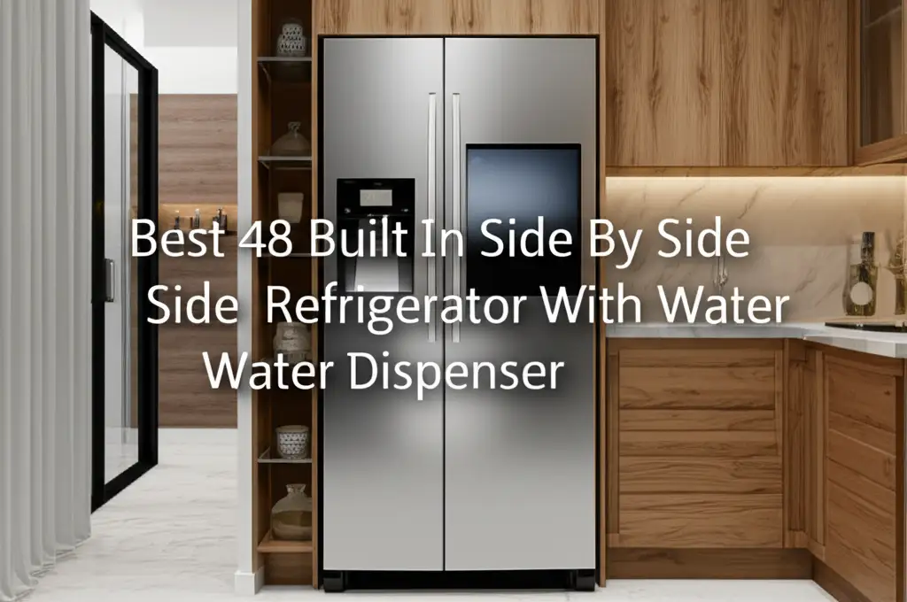 Best 48 Built In Side By Side Refrigerator With Water Dispenser