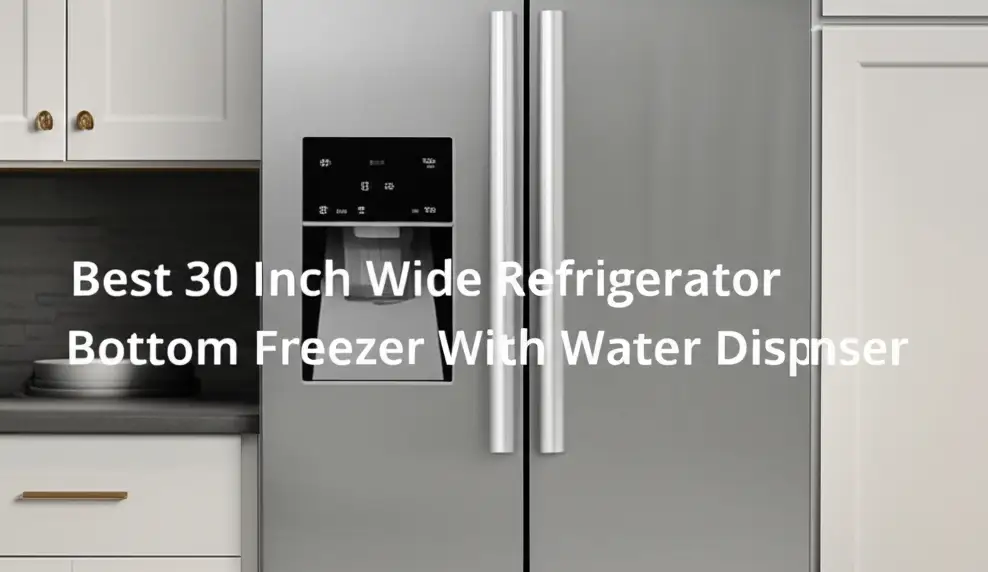 9 Best 30 Inch Wide Refrigerator Bottom Freezer With Water Dispenser 2026