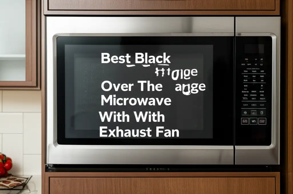 8 Best Black Over The Range Microwaves With Exhaust Fan 2026