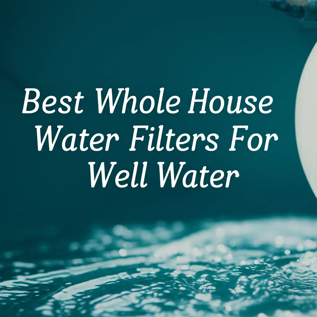Best Whole House Water Filters For Well Water