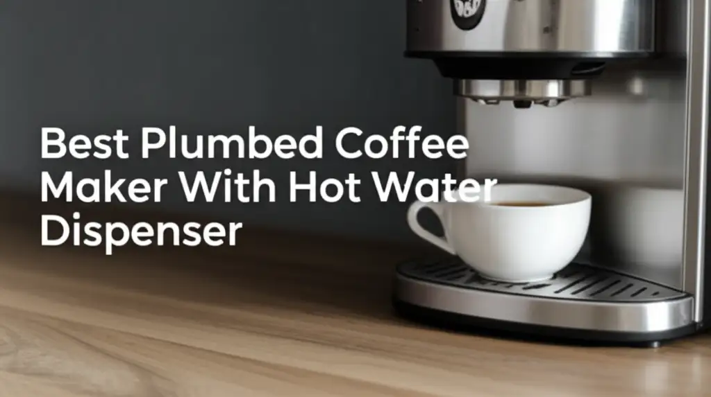 Best Plumbed Coffee Maker With Hot Water Dispenser