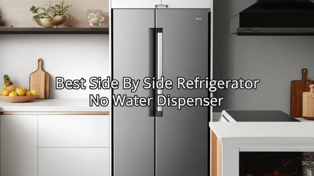 Best Side By Side Refrigerator No Water Dispenser