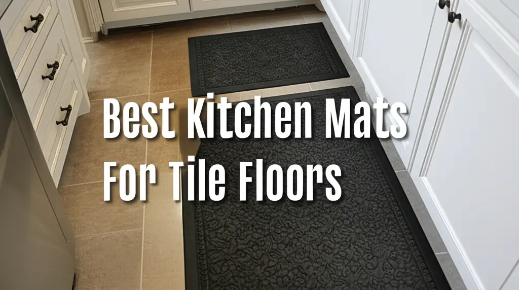 Are you tired of standing on cold hard surfaces? We reviewed the best kitchen mats for tile floors so you can cook with ease and total joint support.