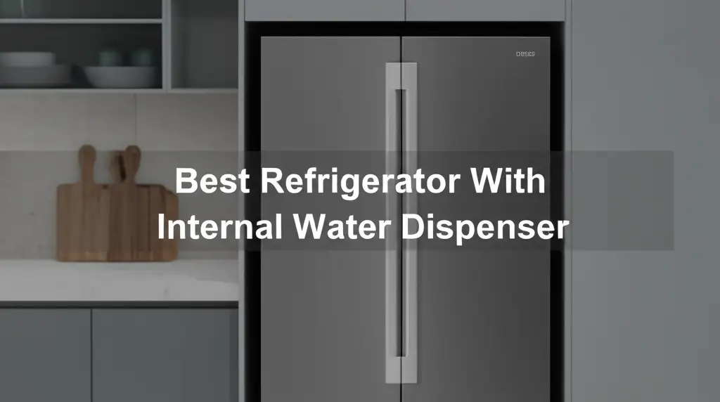10 Best Refrigerator With Internal Water Dispenser 2026