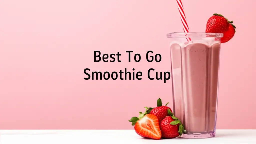 8 Best To Go Smoothie Cup Options to Use in 2026