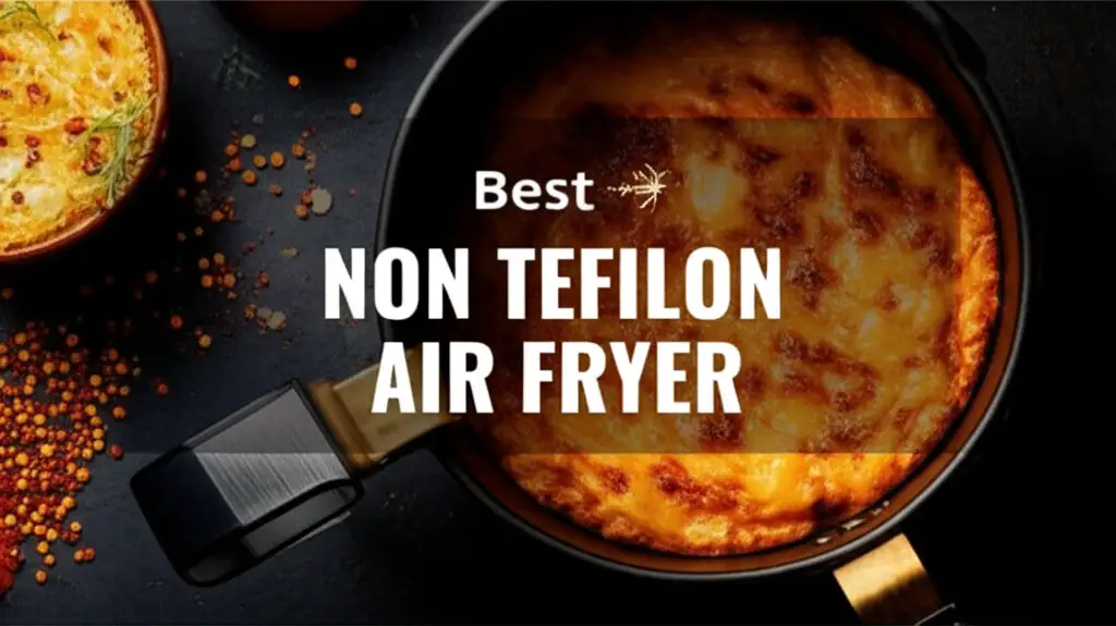 Are you tired of harmful chemical coatings in your kitchenware? We researched the top models to find the perfect non teflon air fryer for you.