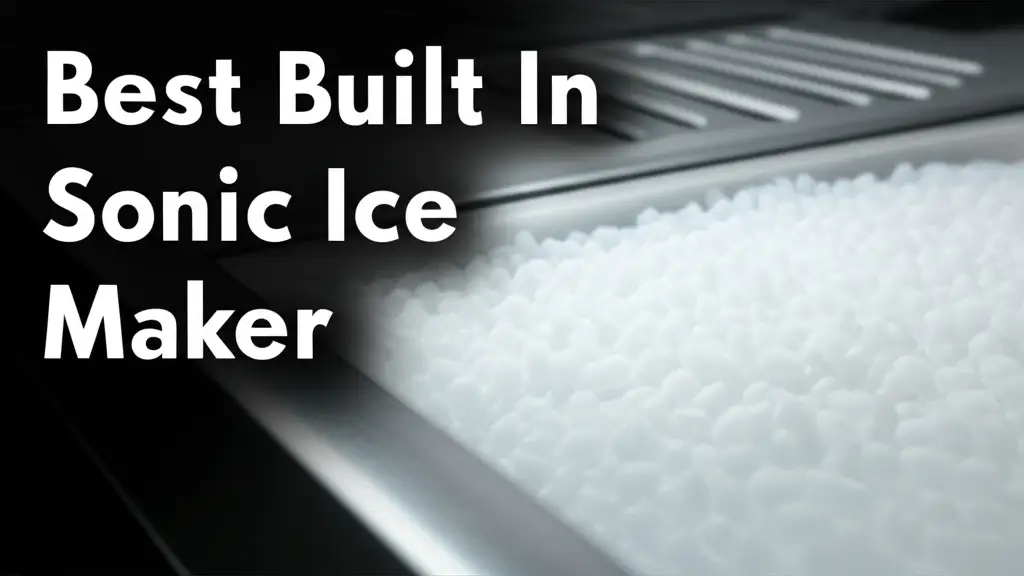 10 Best Built In Sonic Ice Maker Options for 2026