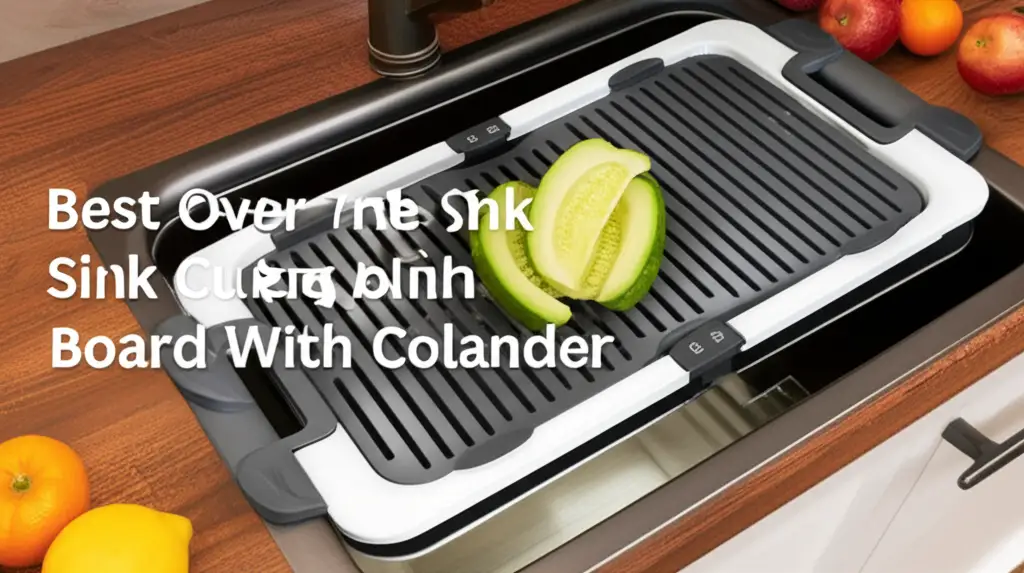 Best Over The Sink Cutting Board With Colander