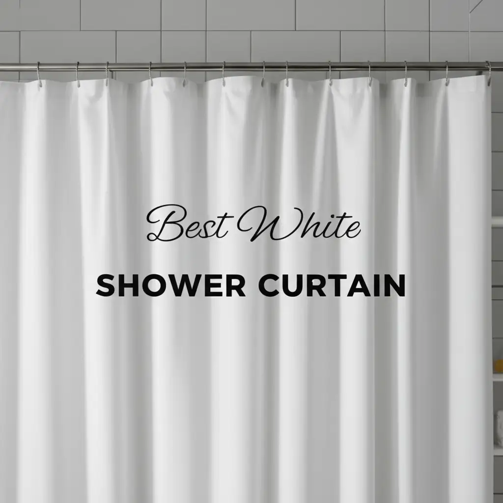 8 Best White Shower Curtains for Your Bathroom 2026