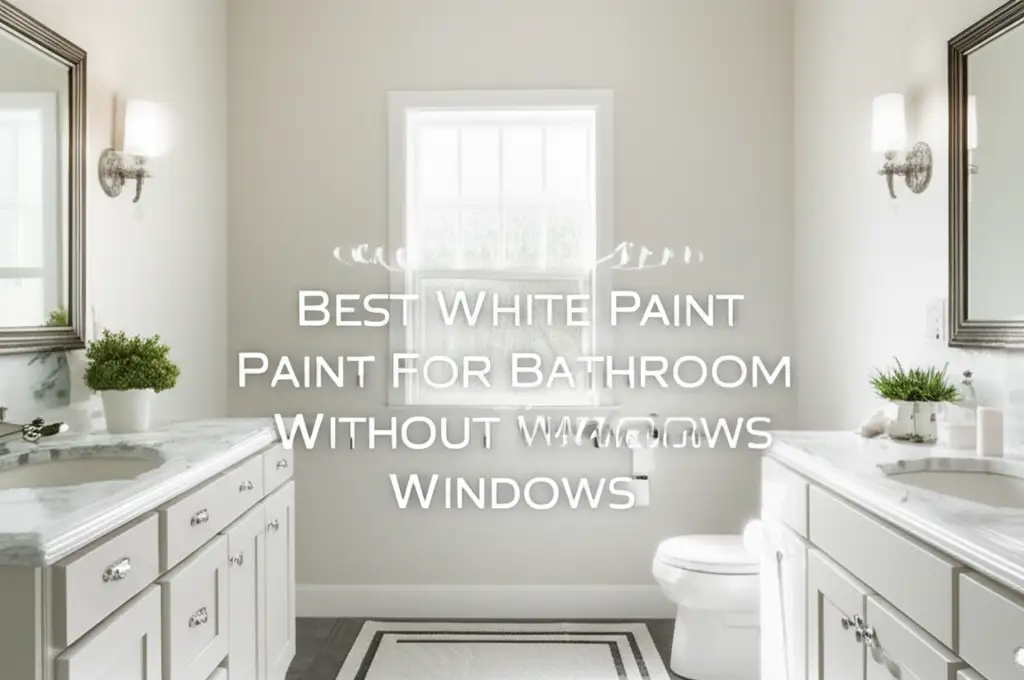 Best White Paint For Bathroom Without Windows