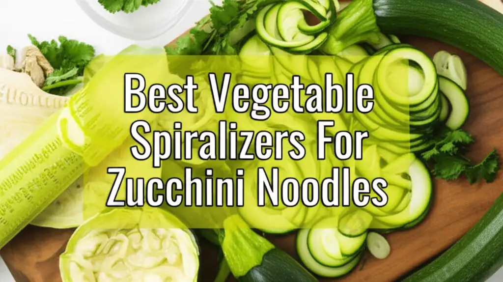 Best Vegetable Spiralizers For Zucchini Noodles