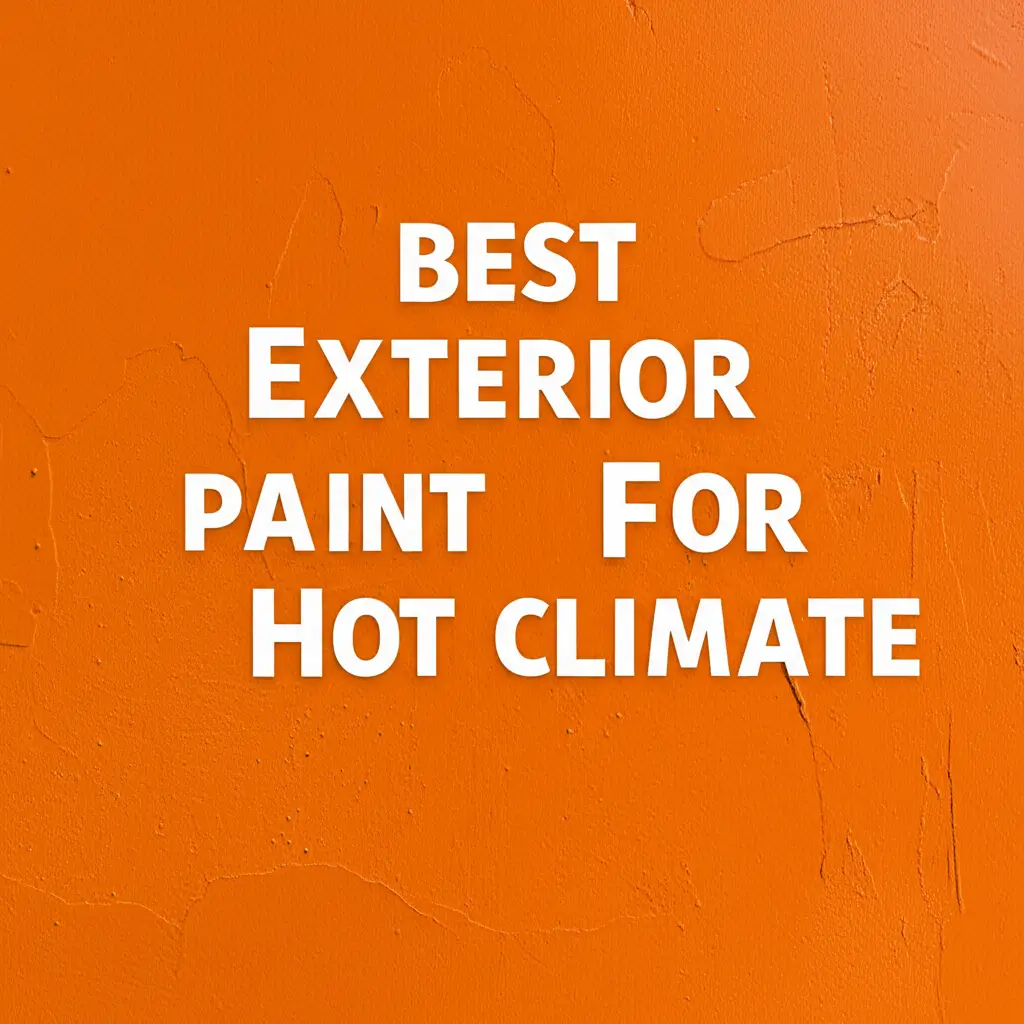 Best Exterior Paint For Hot Climate