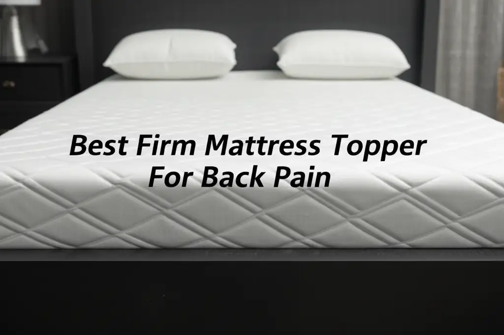 Best Firm Mattress Topper For Back Pain