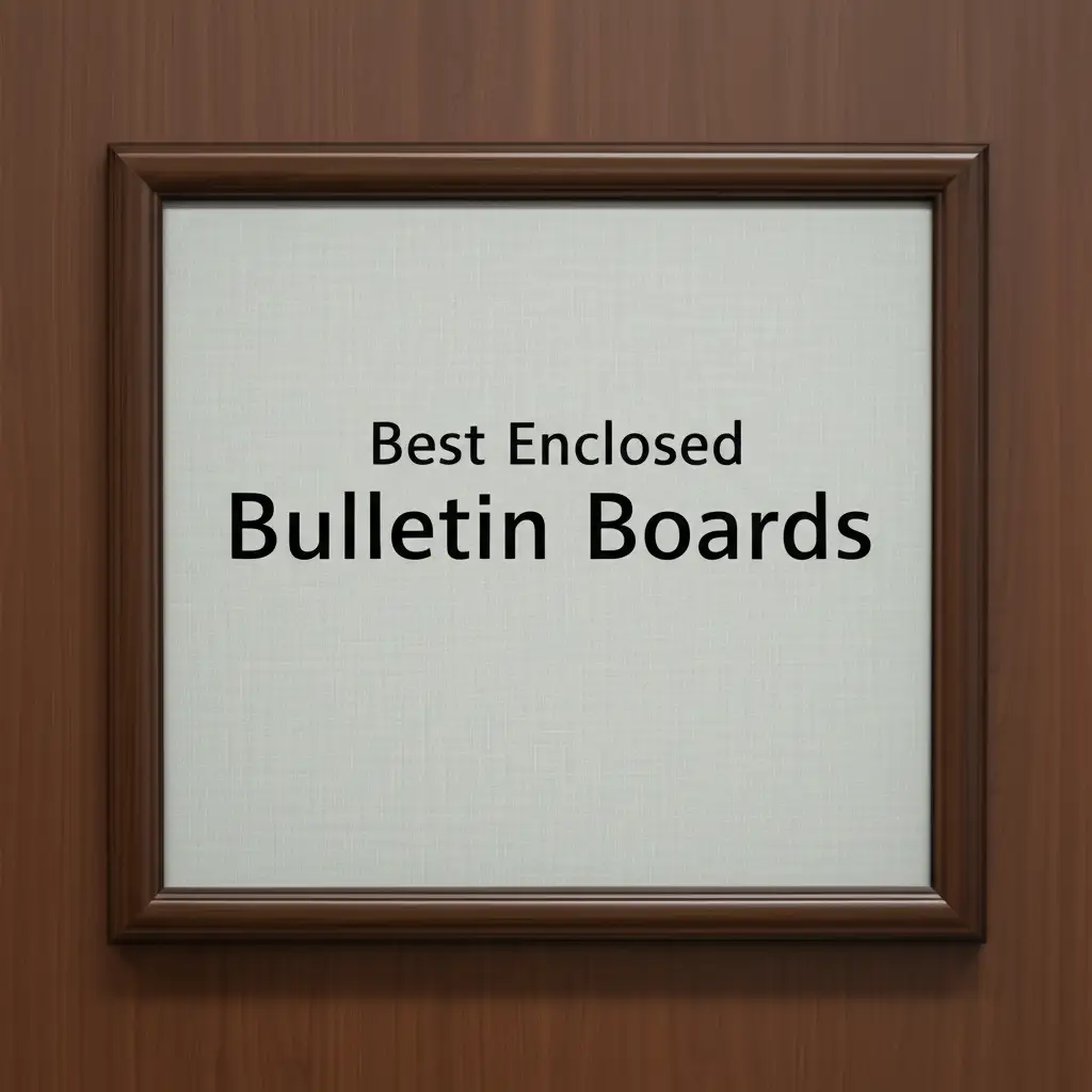 7 Best Enclosed Bulletin Boards for Secure Displays