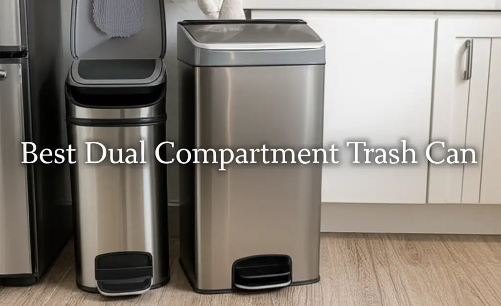Best Dual Compartment Trash Can — Be A Cleaner