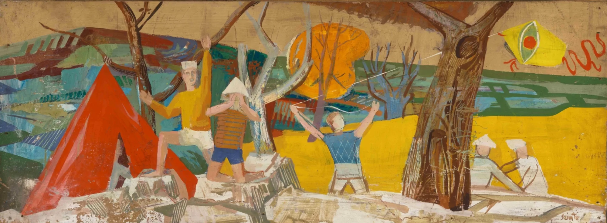 Szinte Gábor - Játszó gyerekek