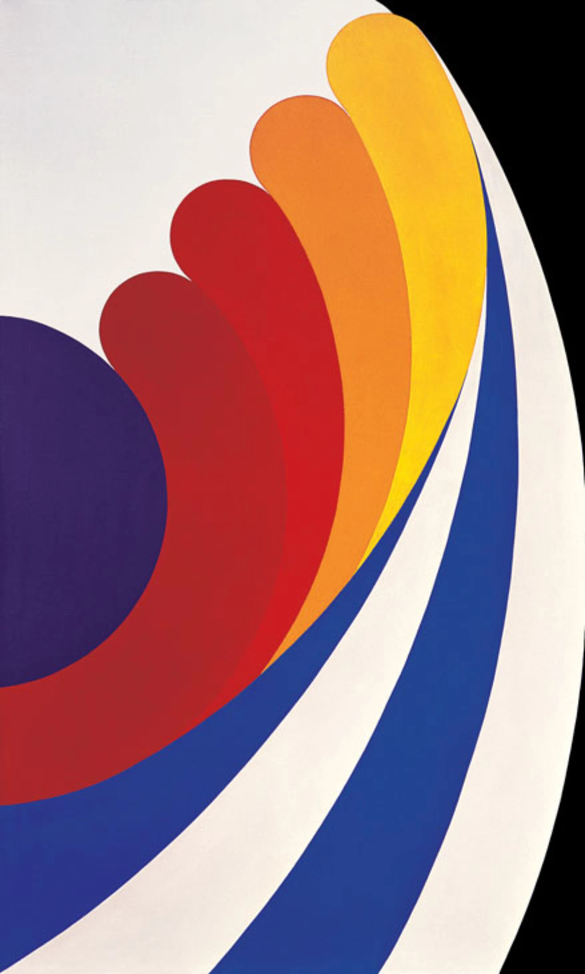 Nádler István: Szirommotívum II, 1969