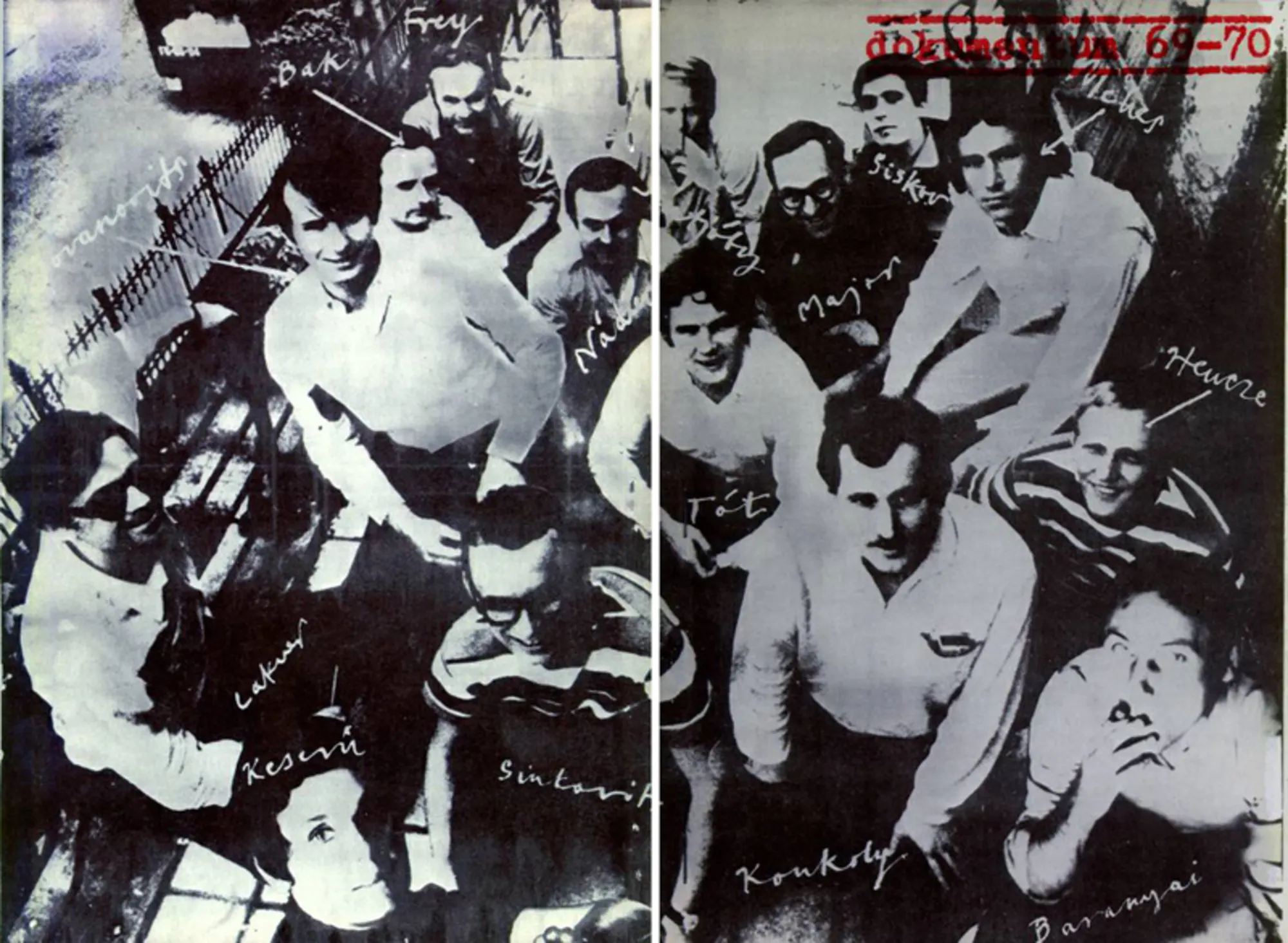 A Iparterv II. kiállítás részvevői (Dokumentum, 1970)