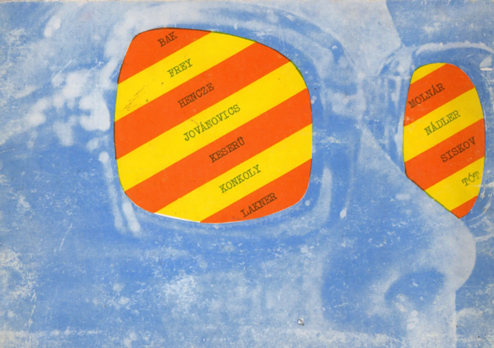 Az 1968-as, első Iparterv kiállítás pop artos plakátja (Kemény György)