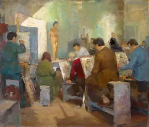 Fejes Gyula - Festőiskola (, 1956)