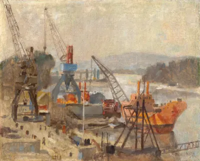 Berki Viola: A budapesti hajógyár sziluettje