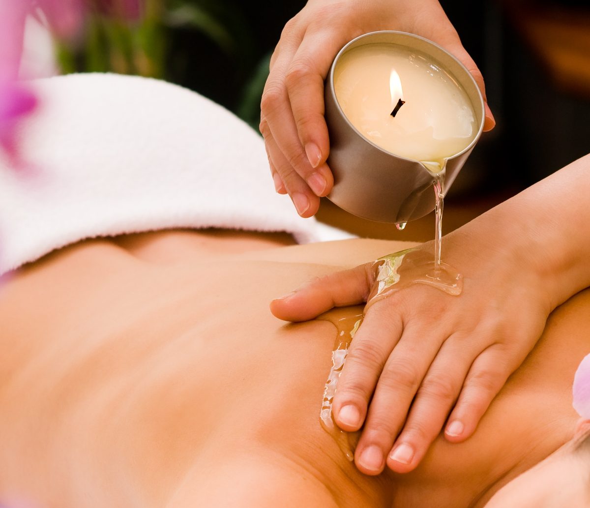 Massagem com Velas