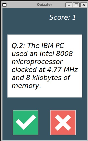 Quizzler Trivia