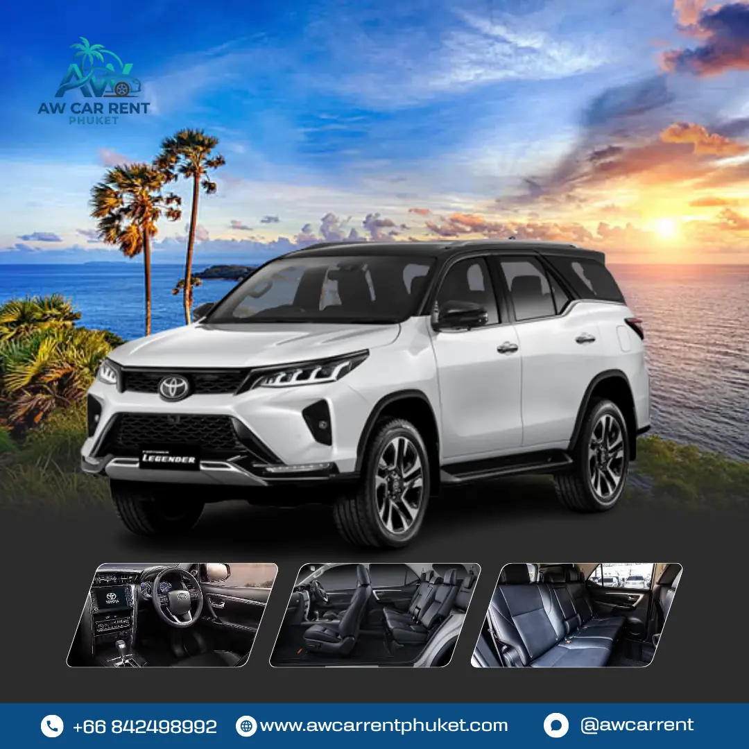 เช่ารถ TOYOTA FORTUNER ภูเก็ต รถ SUV ขนาดใหญ่