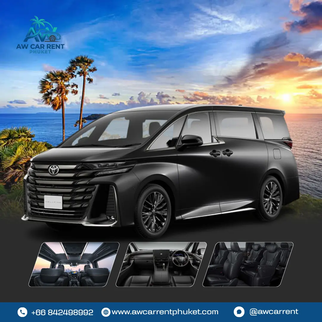 เช่ารถ TOYOTA ALPHARD ภูเก็ต รถตู้หรู First Class