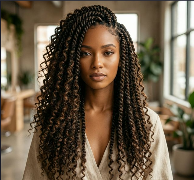 Sasha K. - Bohemian Knotless Twist result
